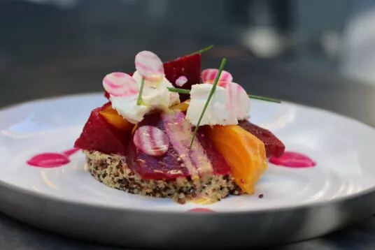 Salade de betteraves et quinoa