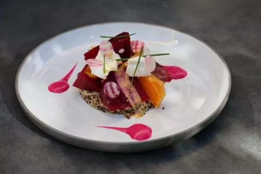 salade de betteraves et quinoa